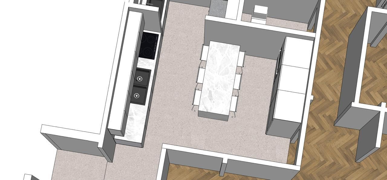 3-bedroom apartment with a maid's quarters and a balcony in an excellent location