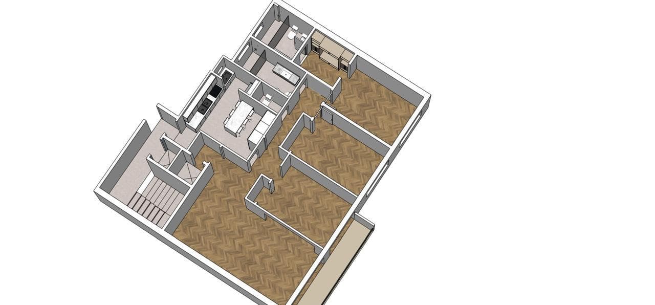 3-bedroom apartment with a maid's quarters and a balcony in an excellent location