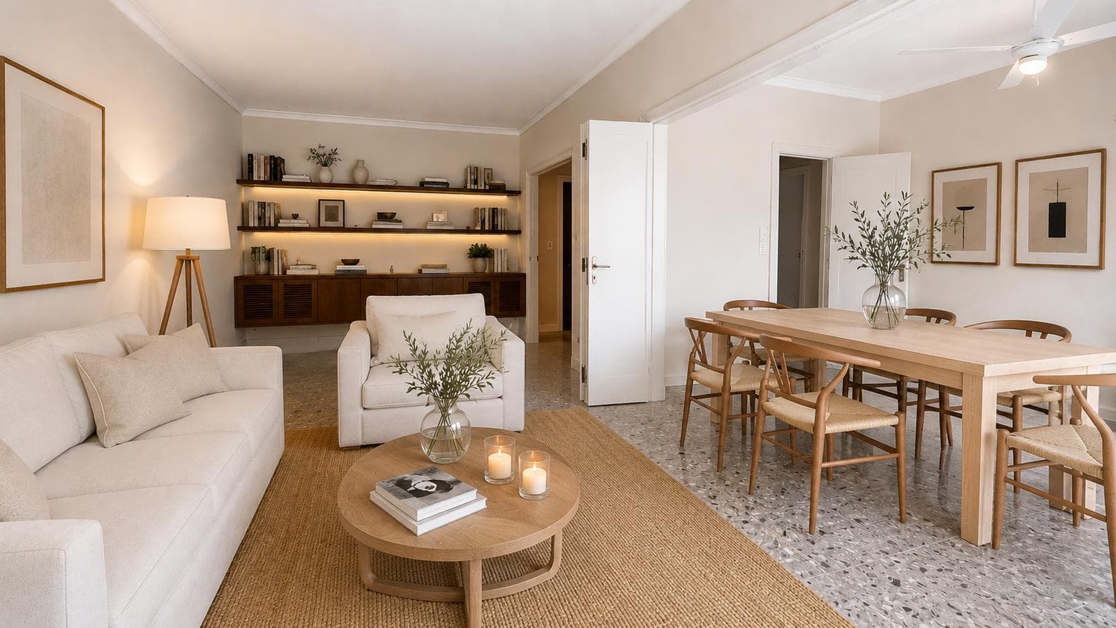 3-bedroom apartment with a maid's quarters and a balcony in an excellent location
