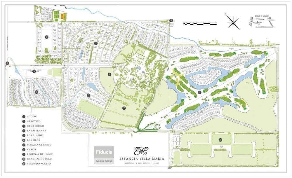 Lot for sale on a ranch in Villa María, Ezeiza, southern Greater Buenos Aires.