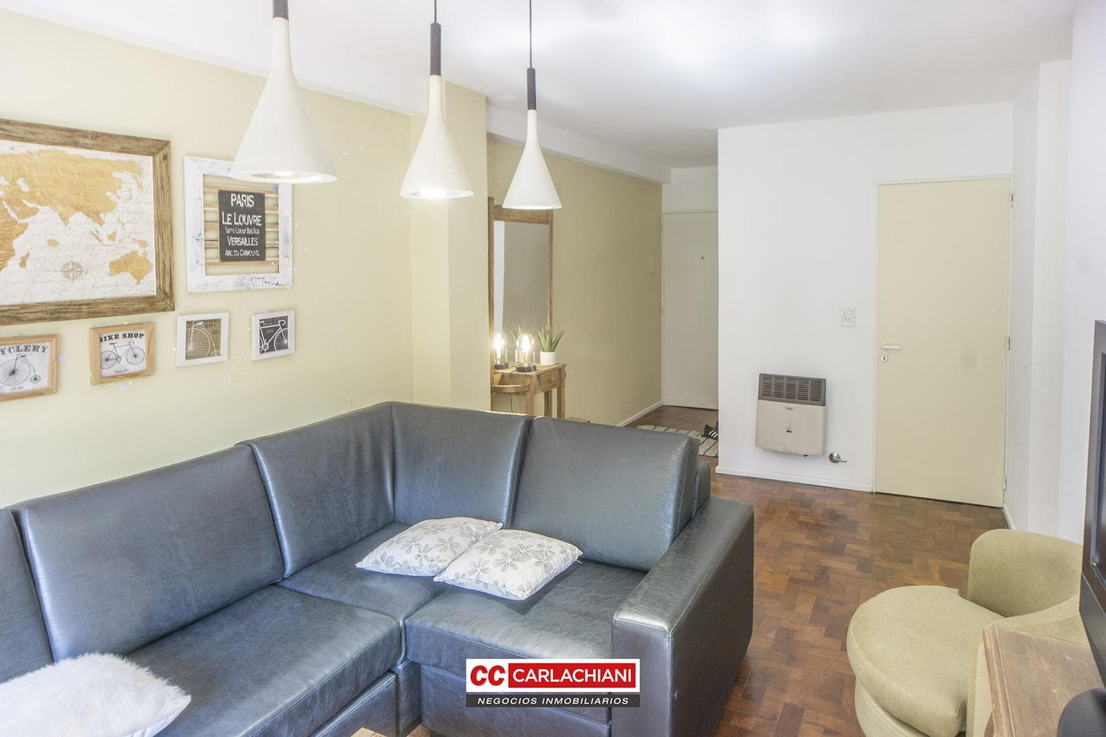 3-Bedroom Apartment for Sale in Downtown Rosario - Balcony, Partially Furnished