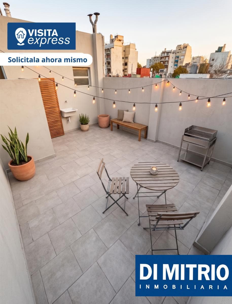 La Boca: 31 m² Studio Apartment with Terrace