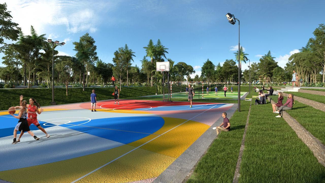 Residential and sports-oriented lot in Dzitya, Mérida, Yucatán.