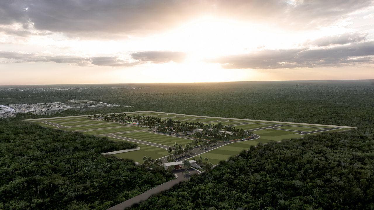 Residential and sports-oriented lot in Dzitya, Mérida, Yucatán.
