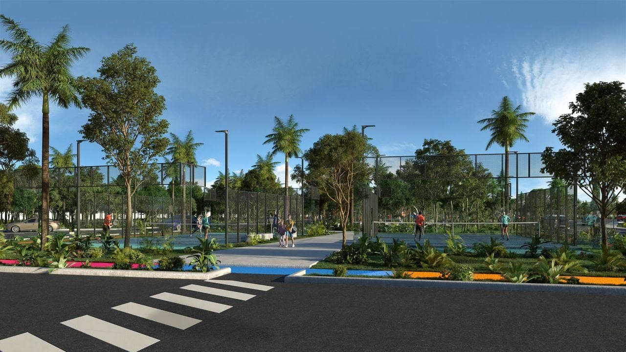 Residential and sports-oriented lot in Dzitya, Mérida, Yucatán.