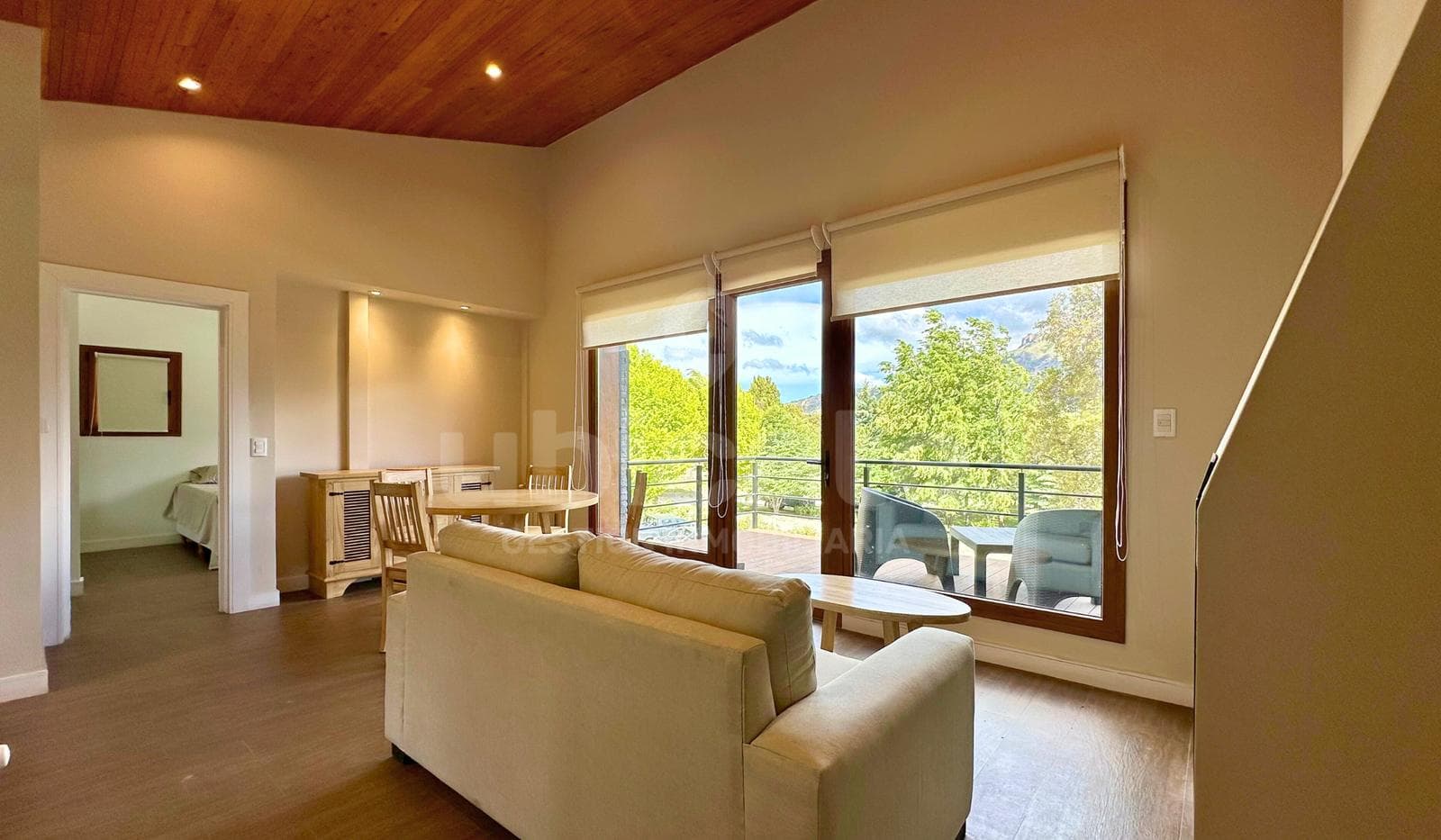 Apartment across from the golf course and tennis courts at Arelauquen Golf