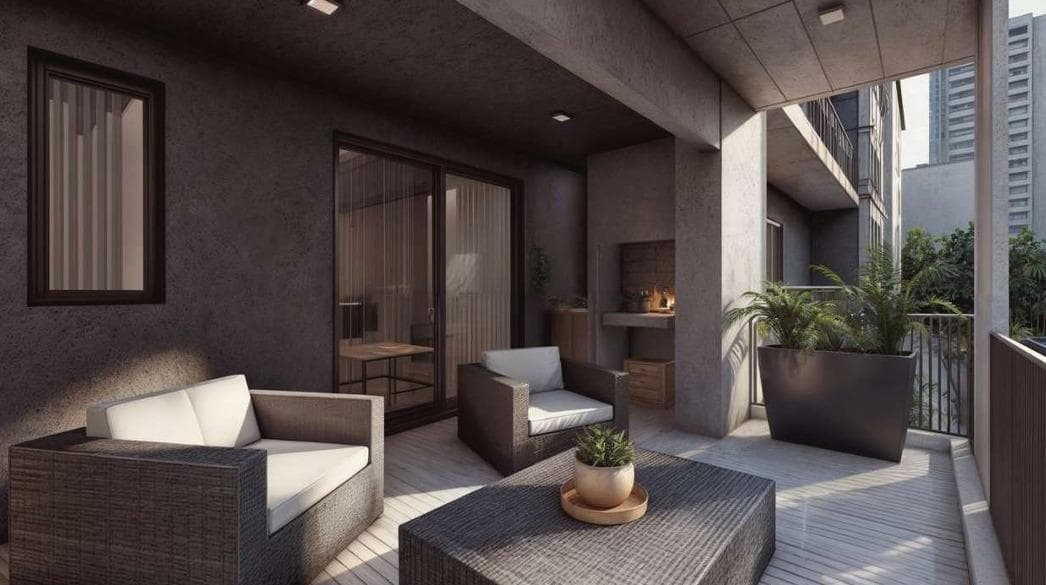 Brand-new 3-room apartment for sale, facing the rear of the building - 1st Floor - Monte Castro