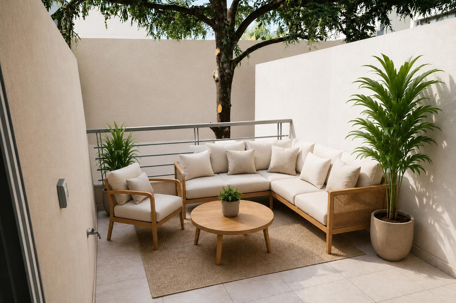 Apartment - Spacious studio apartment (eligible for a mortgage) with a balcony/terrace, on the first floor on the rear side of the building
