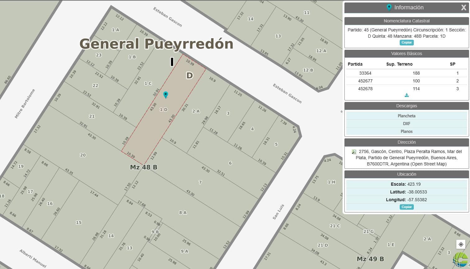 Lot in Plaza Mitre