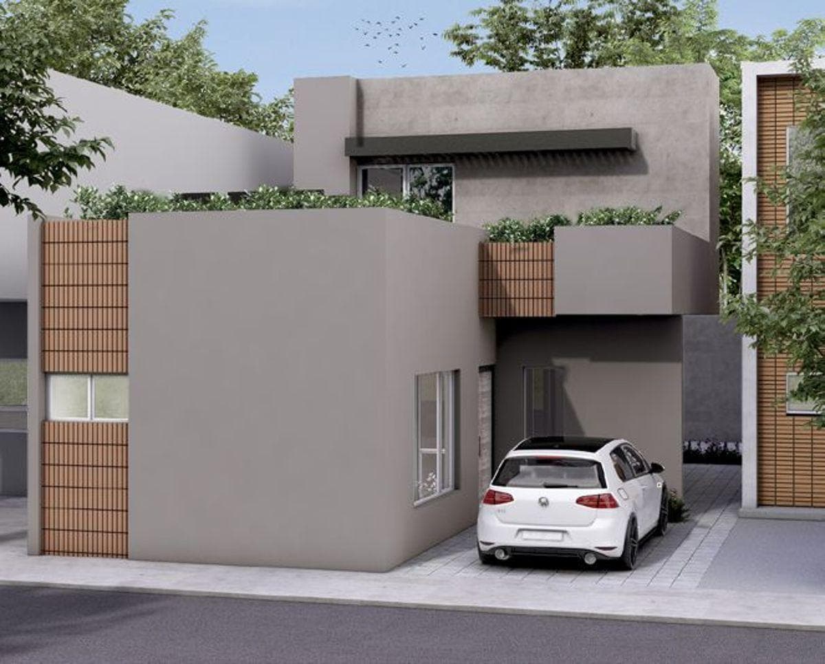 House for sale in Ramos Arizpe, Coahuila—bedroom on the ground floor
