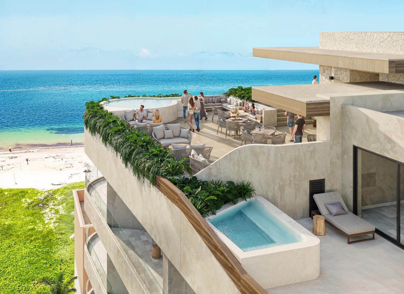 2-Bedroom Condo for Pre-Sale with Ocean Views in Puerto Morelos