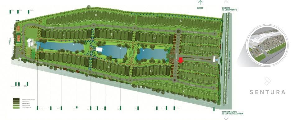 LAND FOR SALE IN THE LAGO DEL BOSQUE RESIDENTIAL COMPLEX, ZAMORA, MICHOACÁN