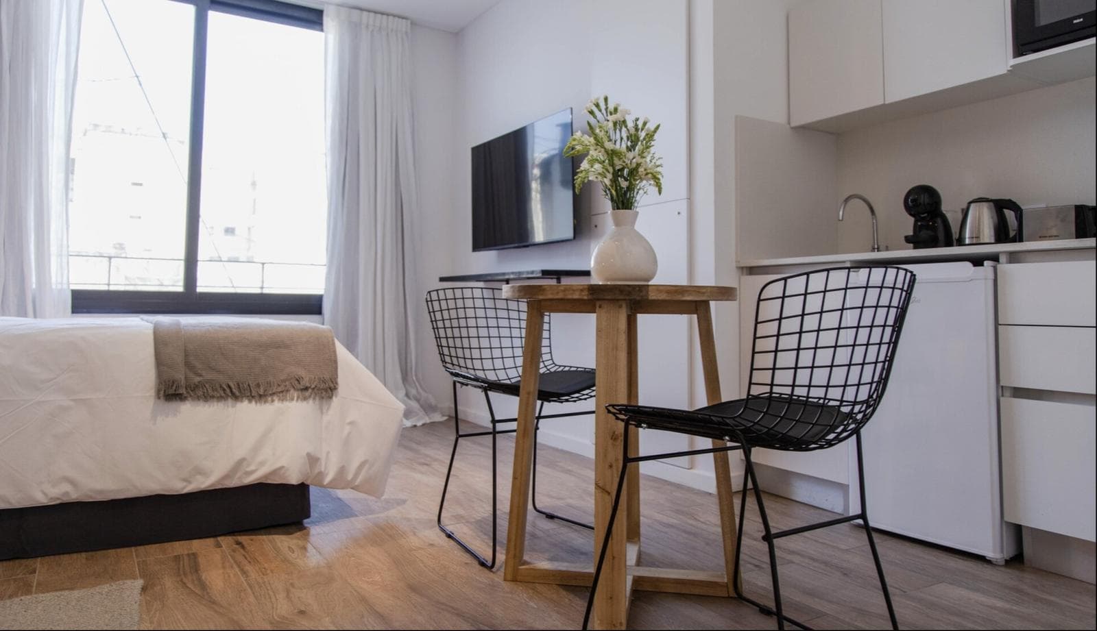 Fully furnished studio apartment