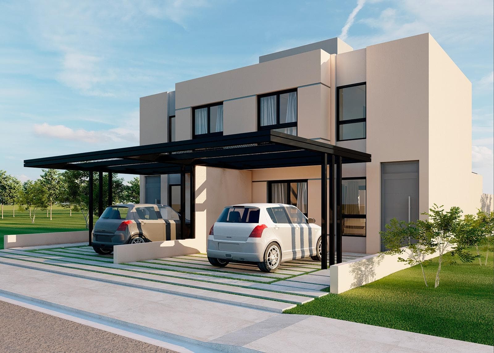 Duplex under construction in Docta - Inquire about the various units available - Financing available
