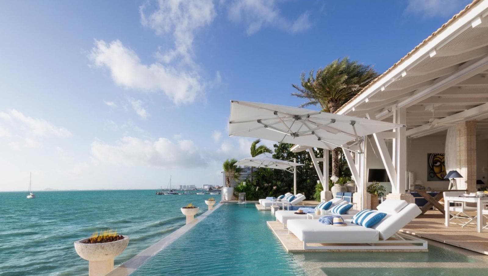 Luxury beachfront mansion in Punta Sam, Cancún, Mexico