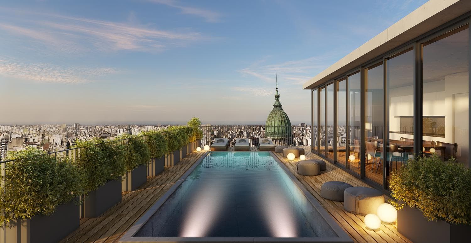 Professional-grade studio apartment for sale in Congreso.