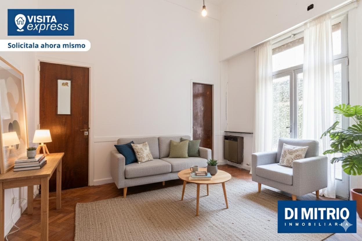 Barracas 2 with 85 m² apartment with patio, eligible for financing.