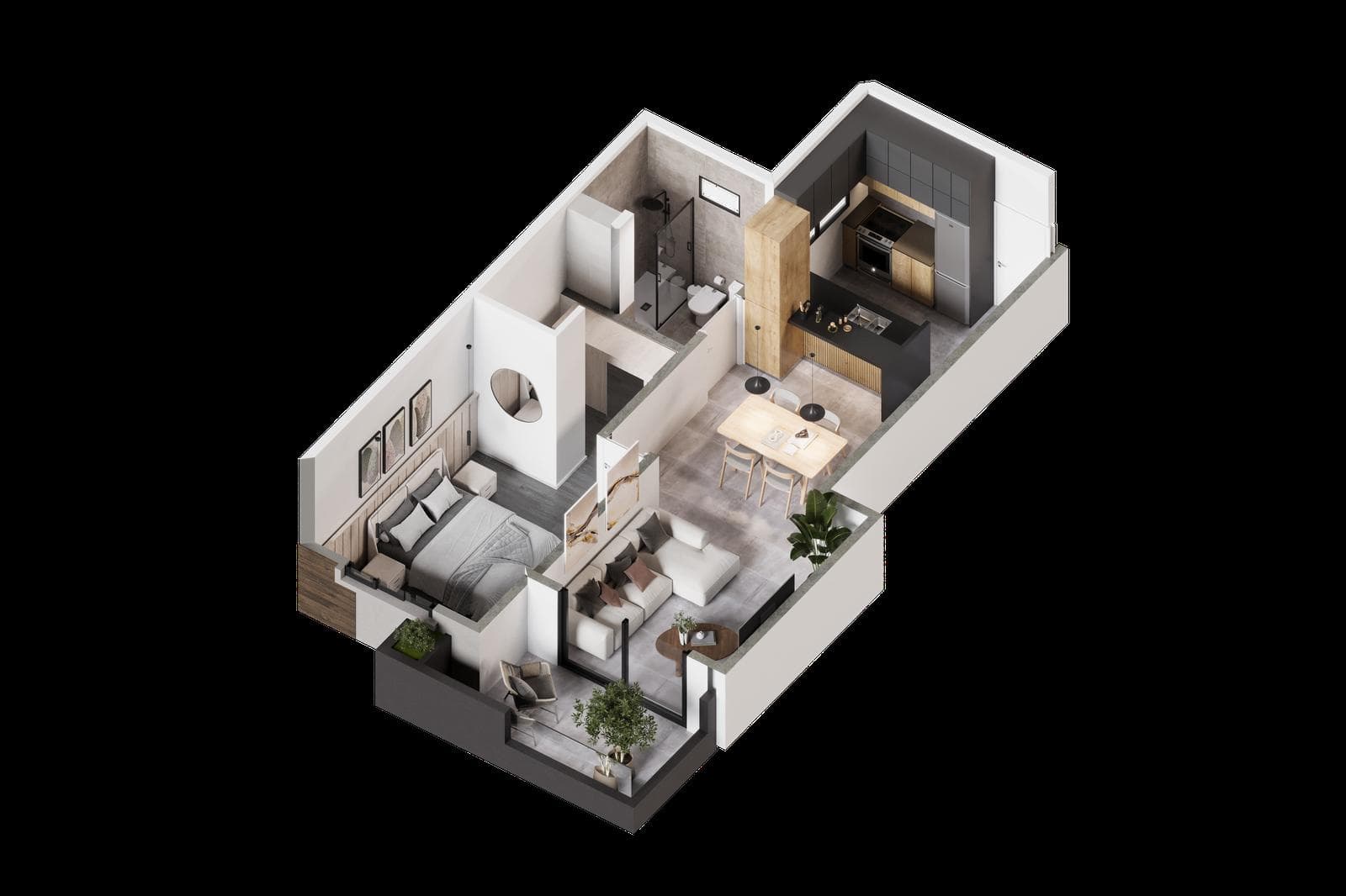 2-ROOM APARTMENT FOR SALE IN DOWNTOWN BERNAL