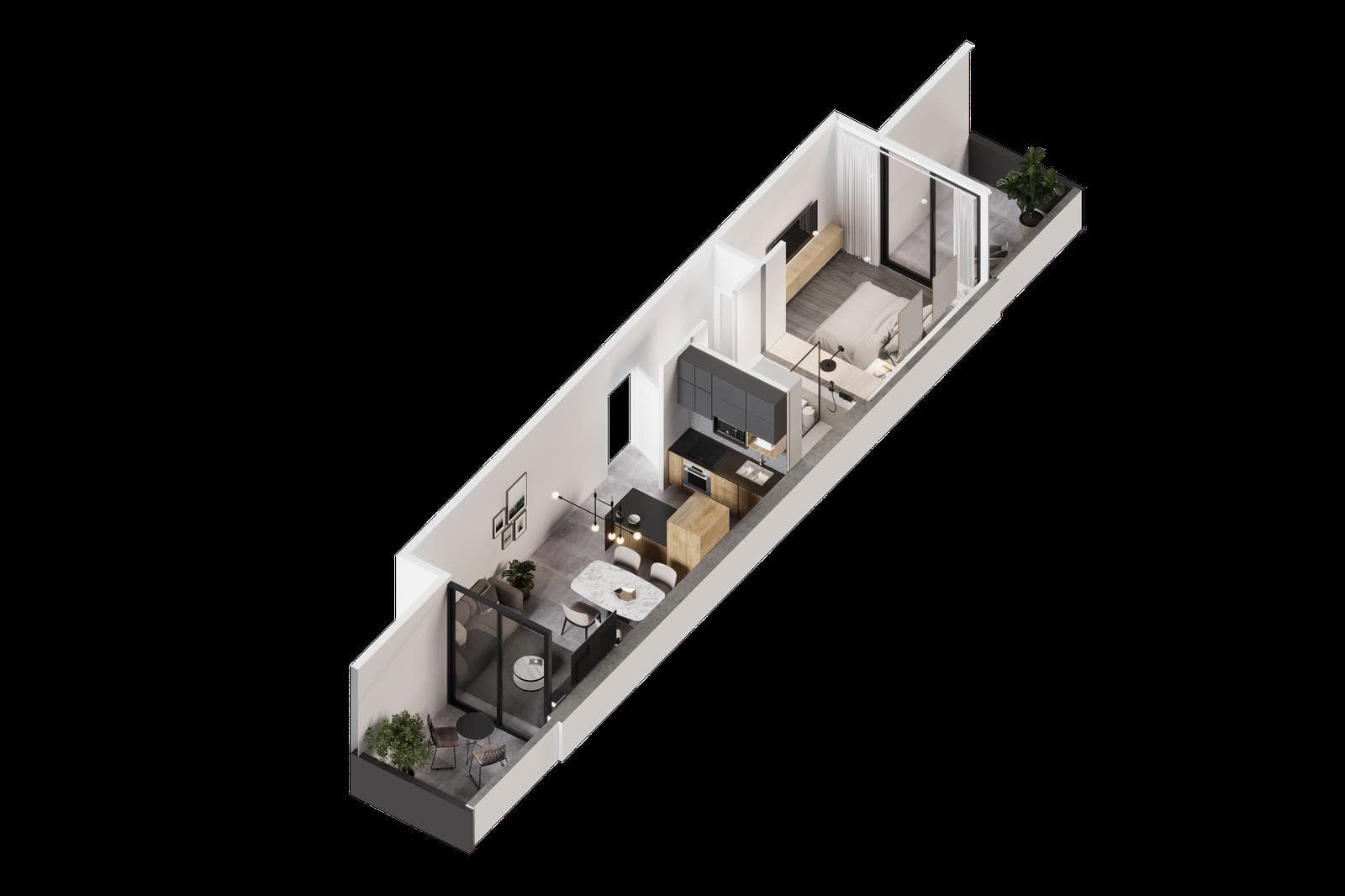 2-ROOM APARTMENT FOR SALE IN BERNAL CENTRO