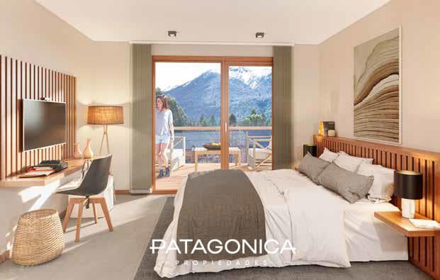 FOR SALE: 56-square-meter 1-bedroom apartment on the first floor in Domo II, Villa La Angostura