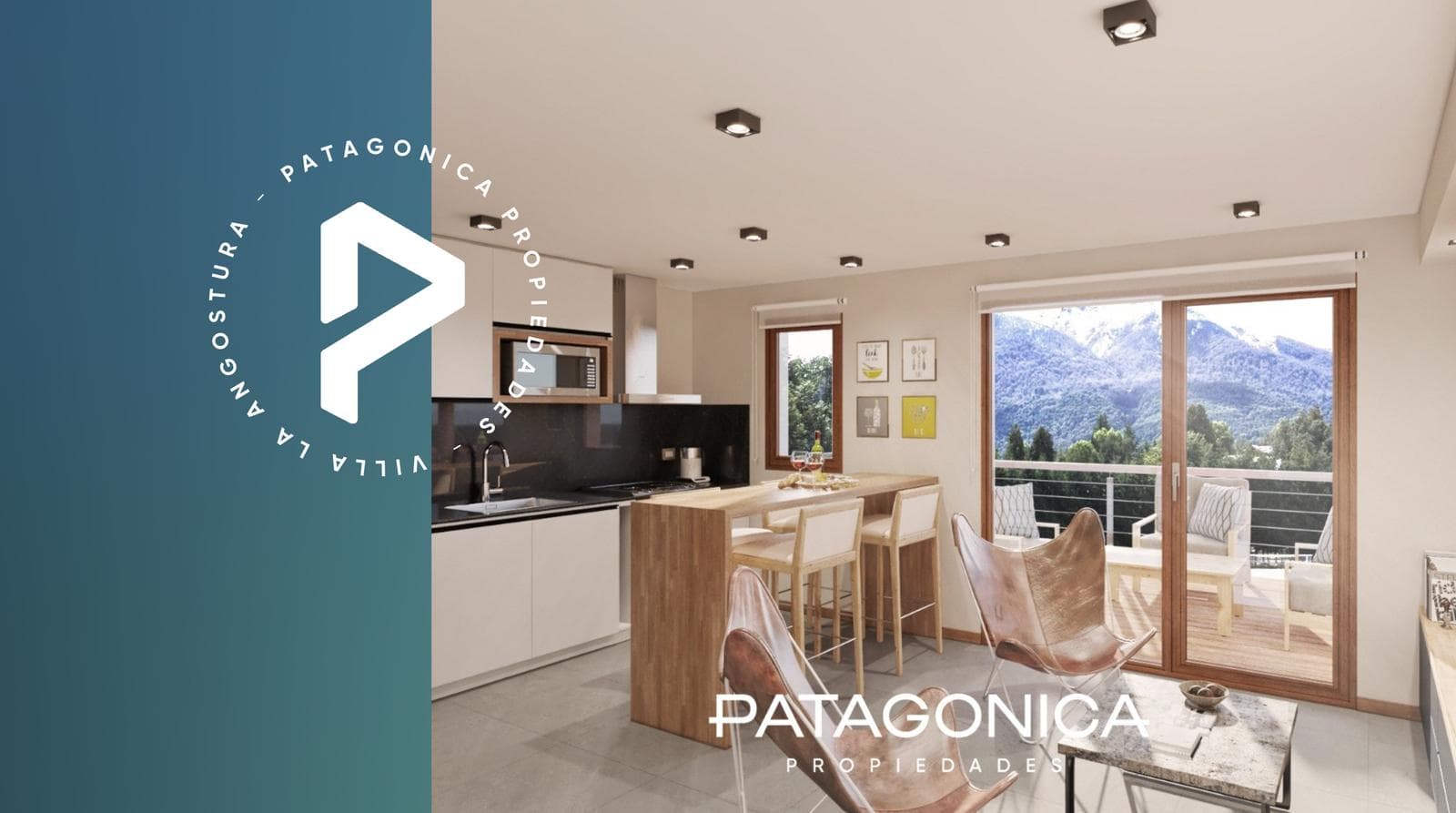 FOR SALE: 56-square-meter 1-bedroom apartment on the first floor in Domo II, Villa La Angostura