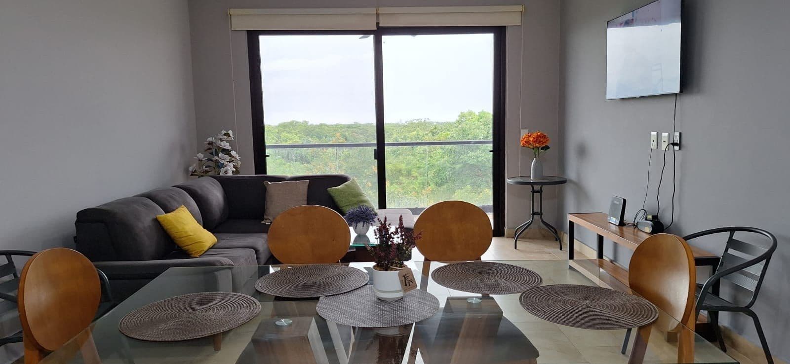 Apartment for Rent, 2 Bedrooms, FURNISHED, Bosques, Mayakobá City, Playa del Carmen