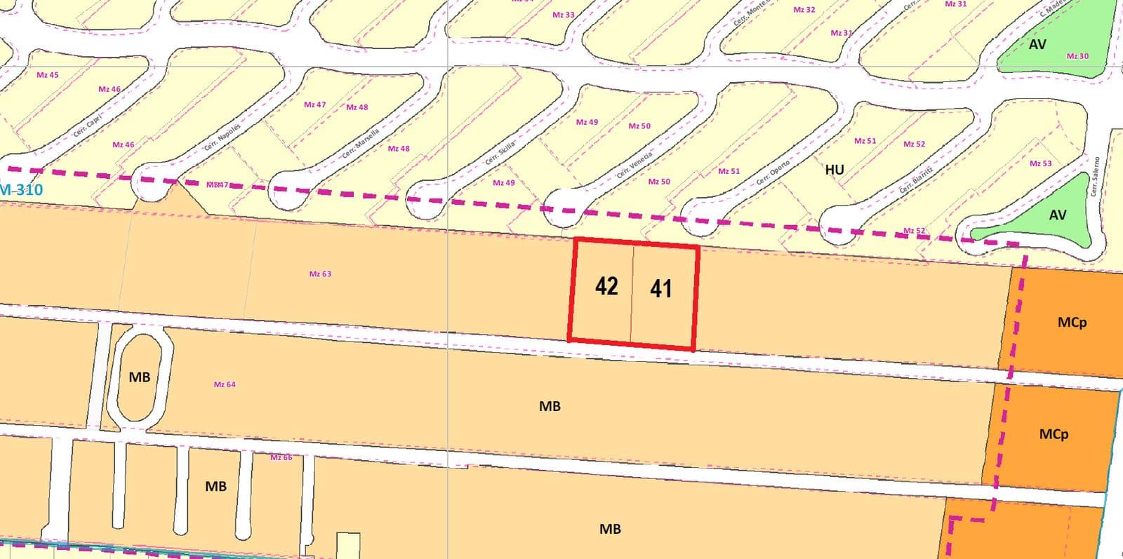 Land for Sale, 10,000 m2, Mixed-Use Neighborhood, Av. Nazareth, Olivos, Cancún.