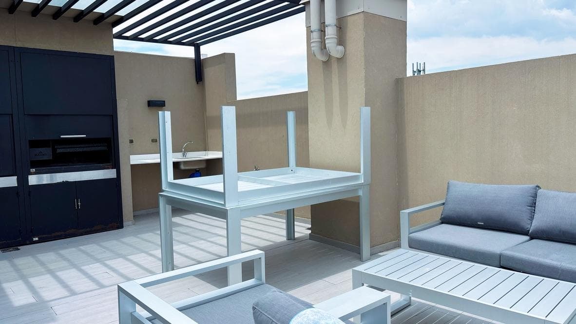 Brand-New 3-Room Apartment with Amenities and Low Maintenance Fees in Núñez