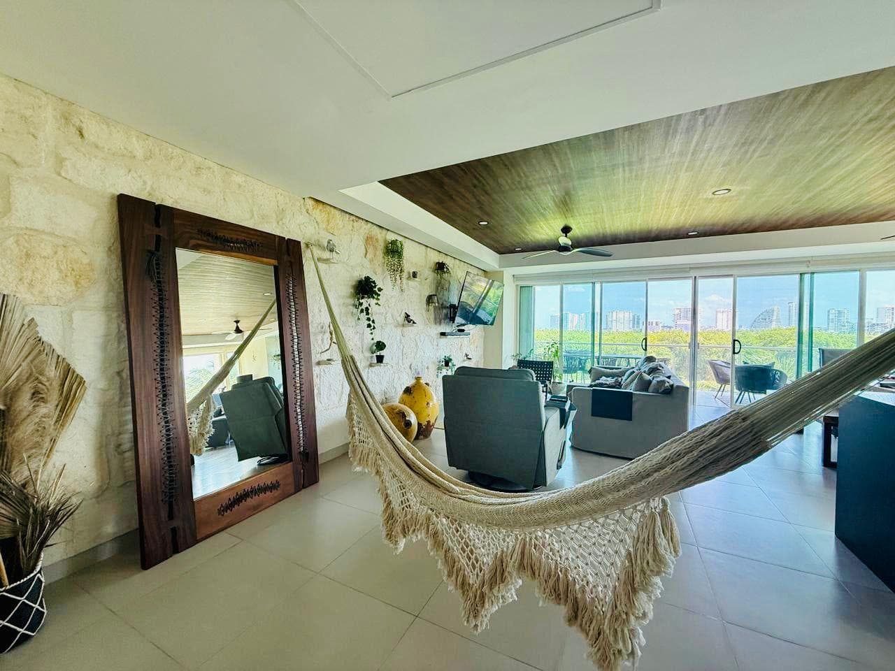 Apartment for Sale/Rent, 3 Bedrooms, FURNISHED, Av. Bonampak, Cancún Towers, Puerto Cancún.