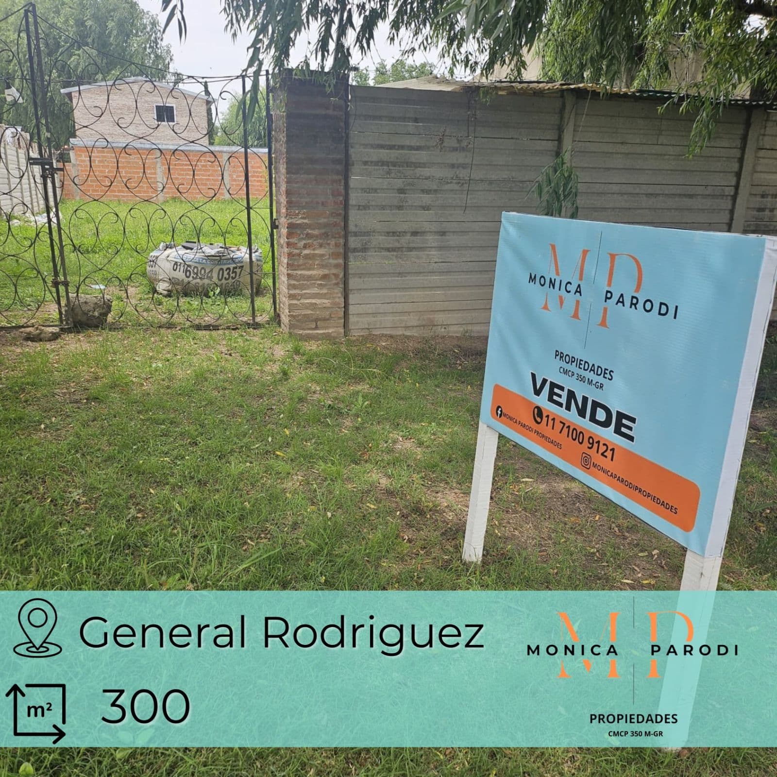 Developed Lot for Sale on General Rodríguez Street with an Excellent Location and Financing Options