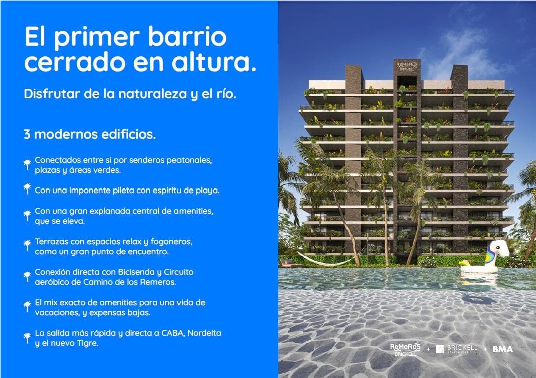 Apartment for Sale - Ground Floor with Garden in Remeros Brickell