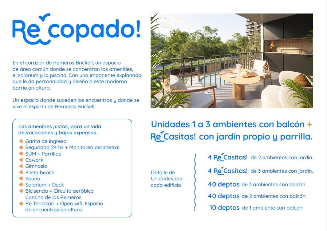 Apartment for Sale - Ground Floor with Garden in Remeros Brickell