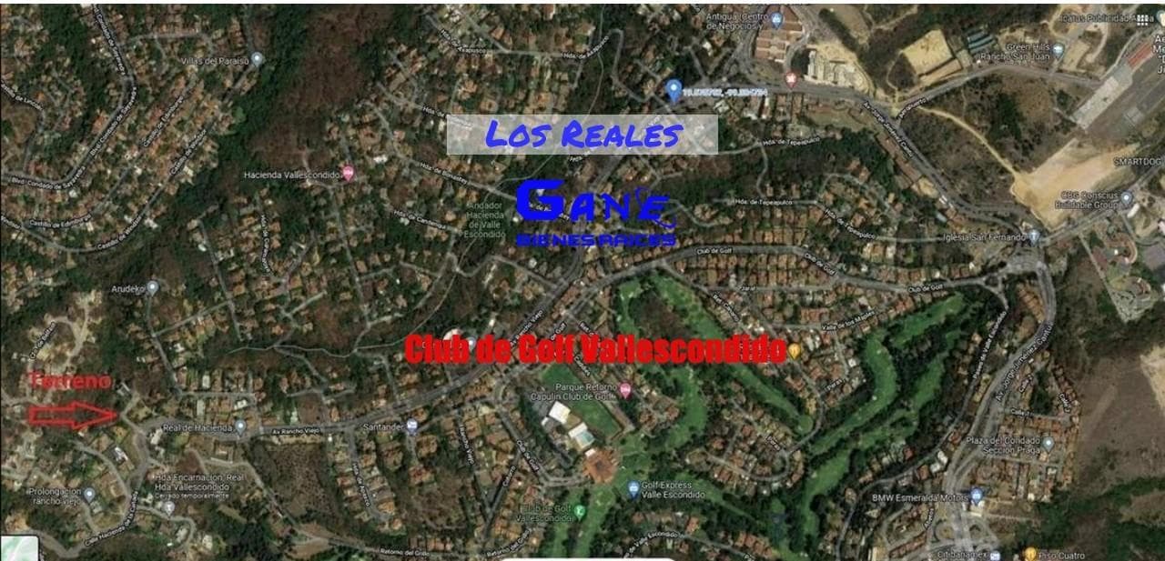 Land for Sale in Los Reales within the Hacienda de Valle Escondido, Atizapán, State of Mexico