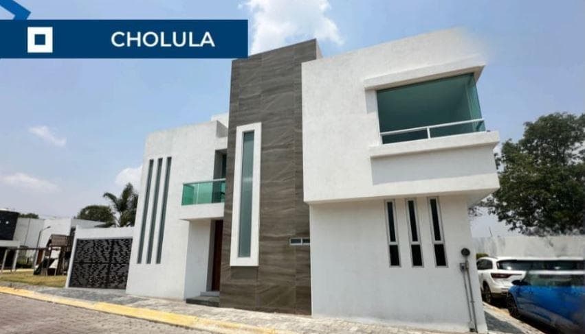 BEAUTIFUL HOUSE FOR SALE IN THE PUENTE LA SANTISIMA RESIDENTIAL COMPLEX, SAN ANDRES, CHOLULA, PUEBLA