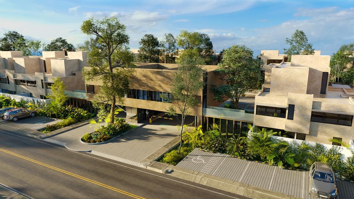 Two-story apartment in Xcanatún with 3 bedrooms and a maid's room near the Country Club, Mérida, Yucatán.