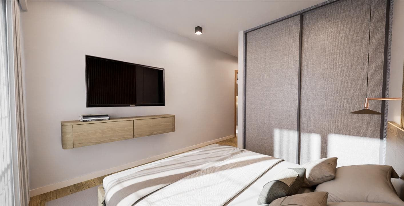 OFF-PLAN SALE: TWO-ROOM APARTMENT IN BERNAL CENTRO