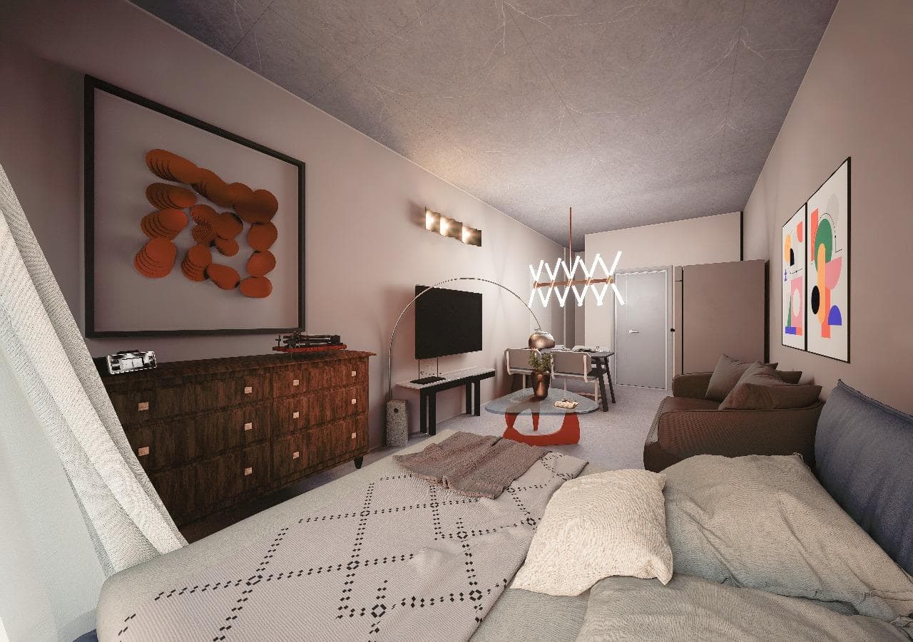 One-room apartment for sale in Almagro