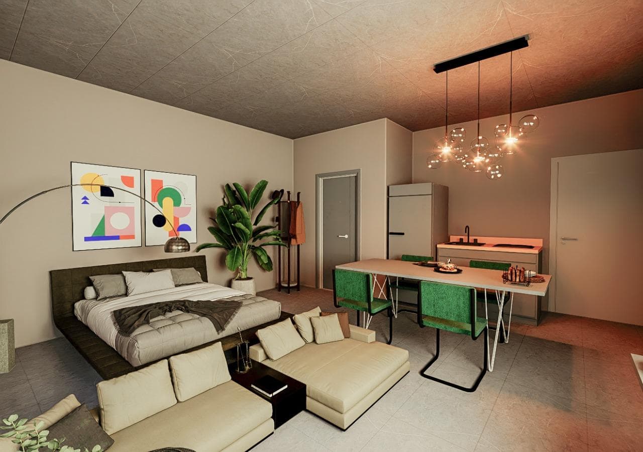 One-room apartment for sale in Almagro