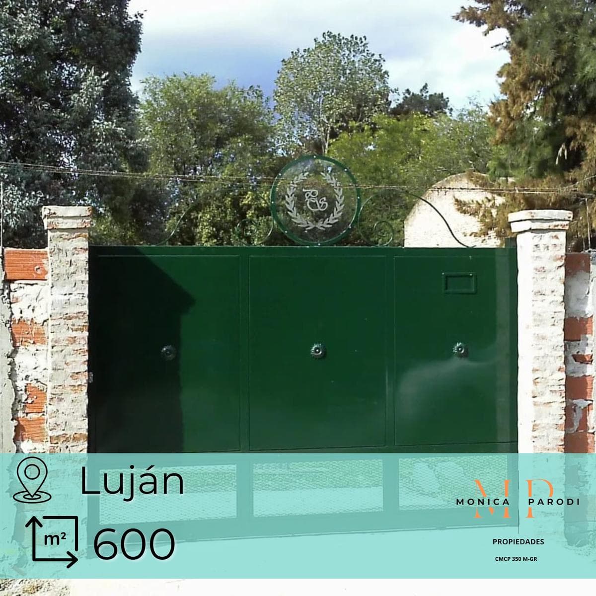 1,600 m² lot for sale in Luján