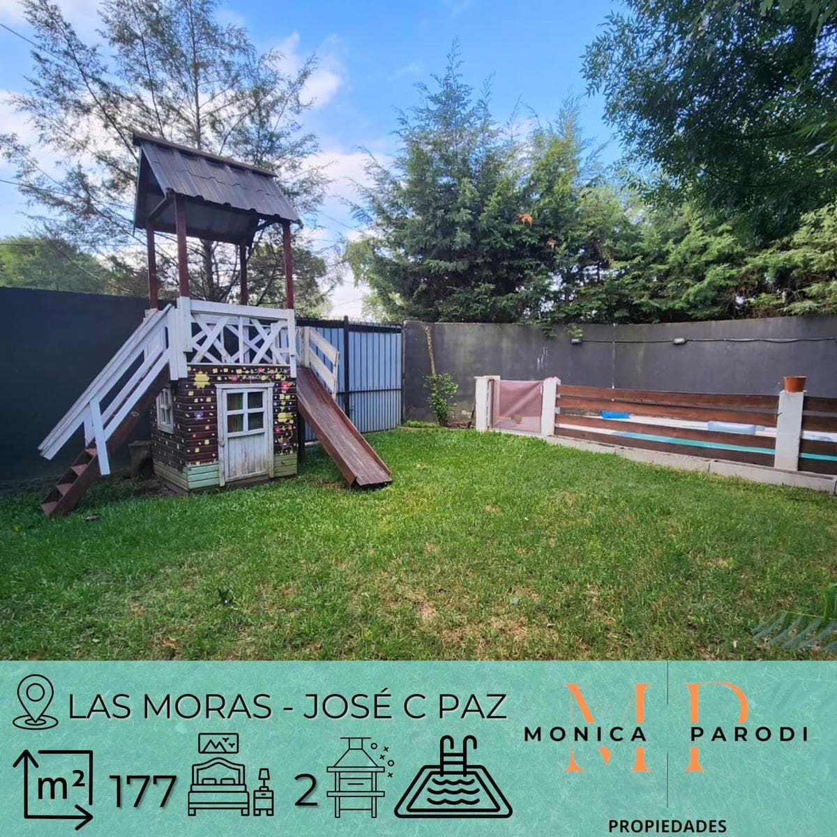 Modern house for sale in the Las Moras gated community, José C. Paz – Financing available