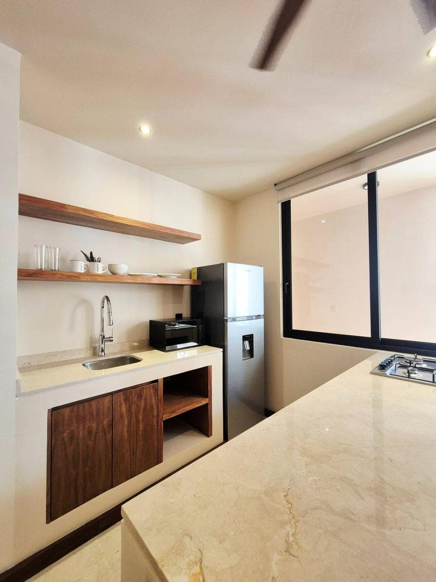 Furnished Studio for Rent in Casa de Sal, Downtown Playa del Carmen