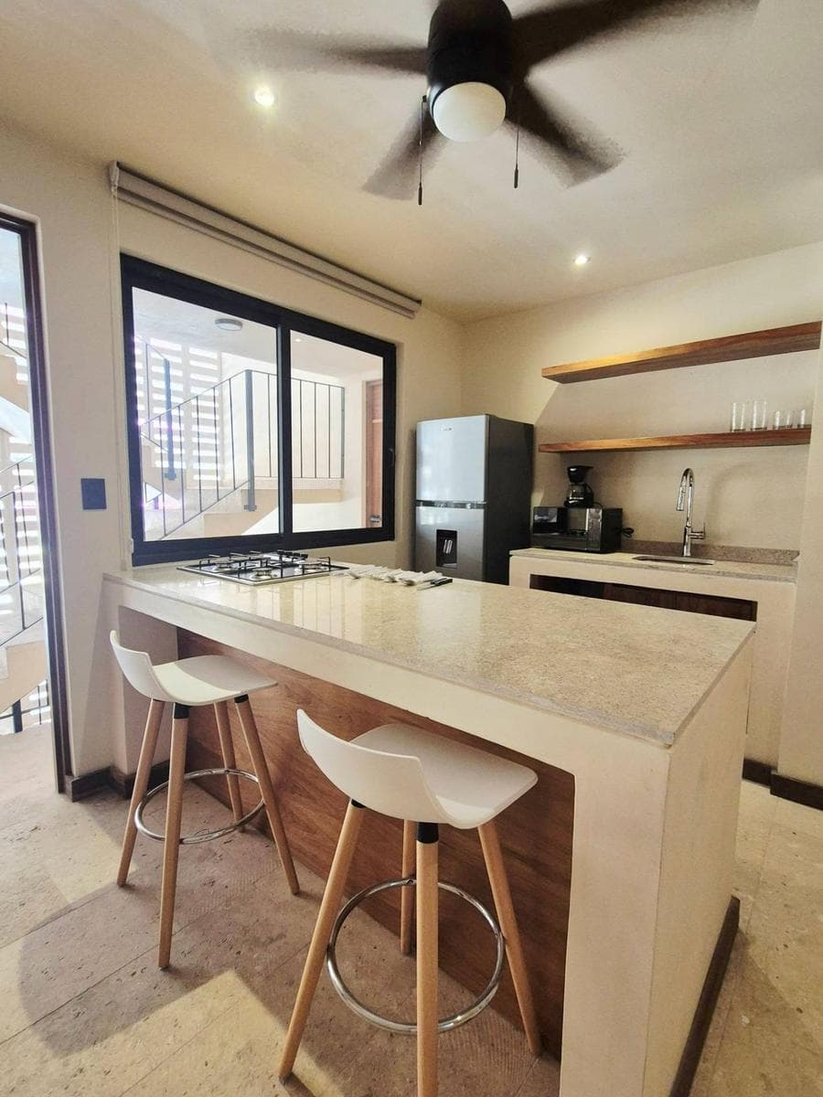 Furnished Studio for Rent in Casa de Sal, Downtown Playa del Carmen
