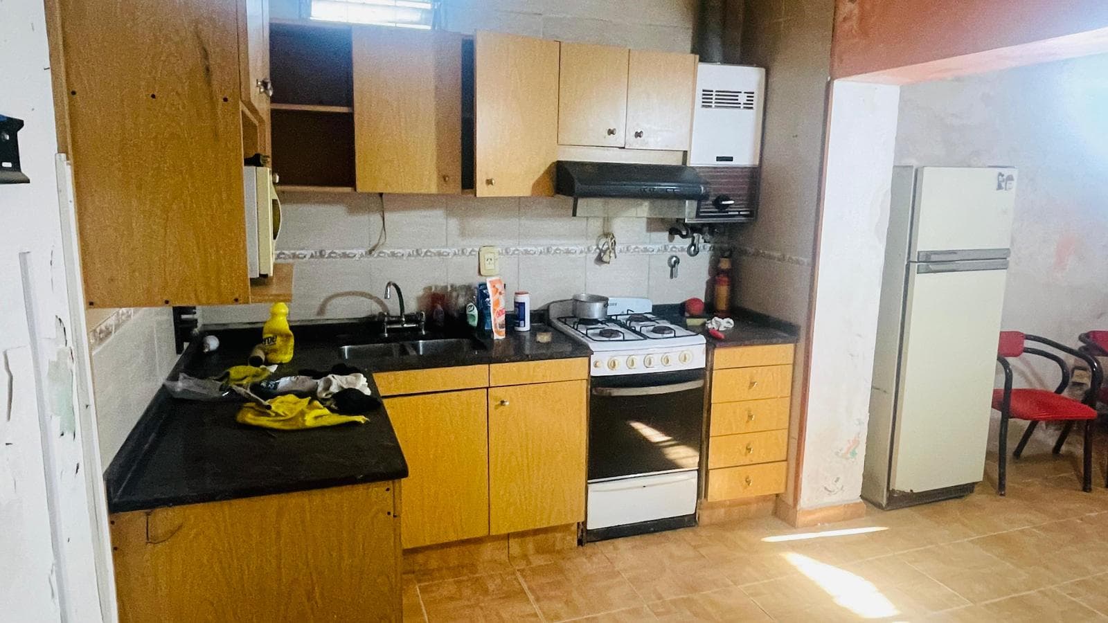 Single-hall house with 2 bedrooms, a patio, and a terrace