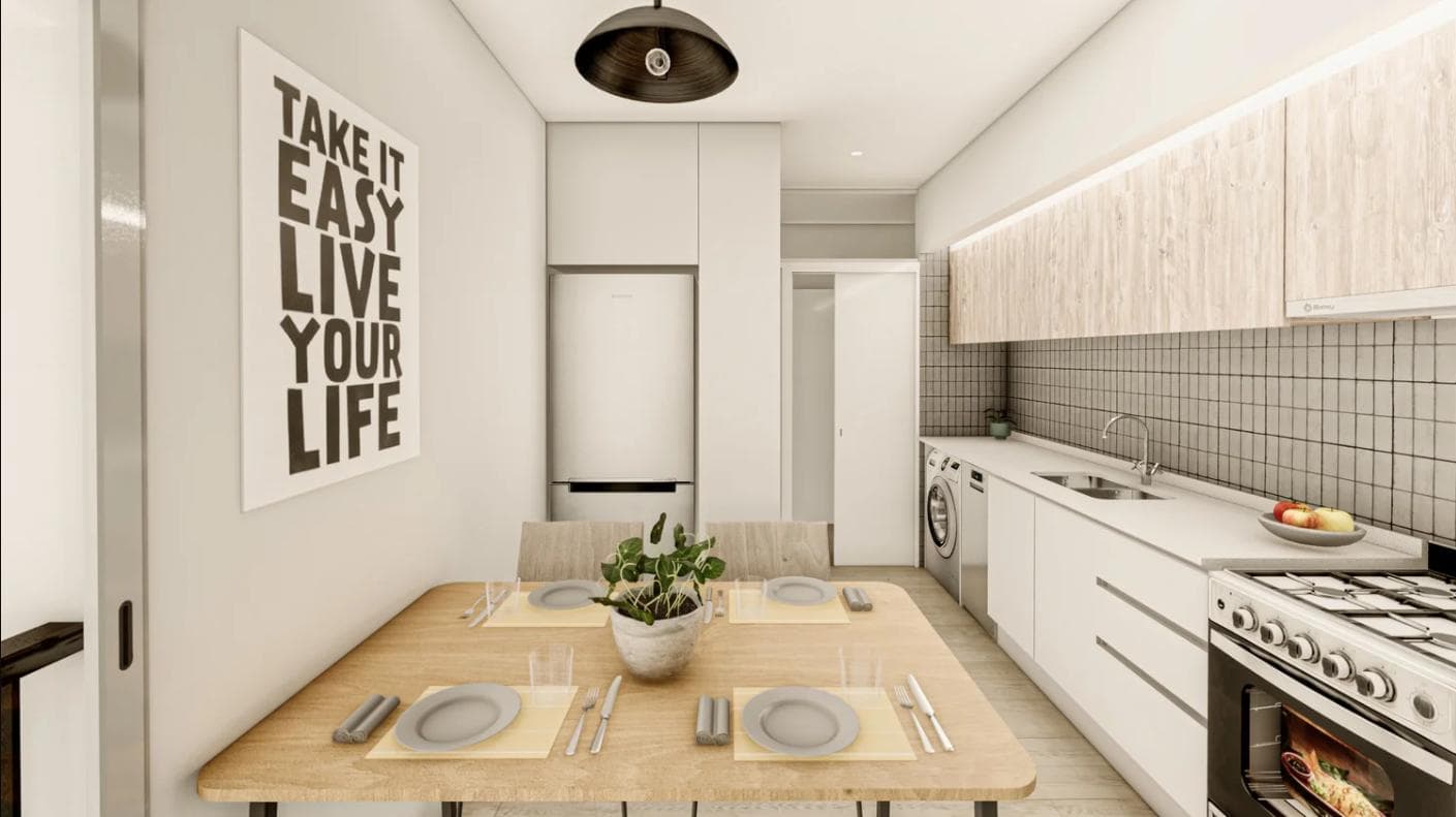 Three-room apartment with an en suite bathroom in Almagro