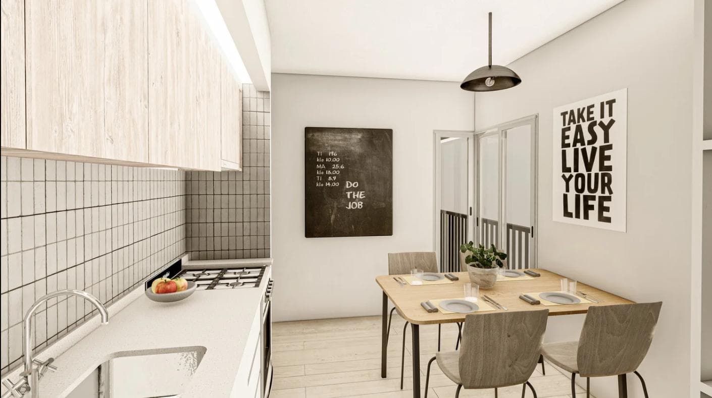 Three-room apartment with an en suite bathroom in Almagro