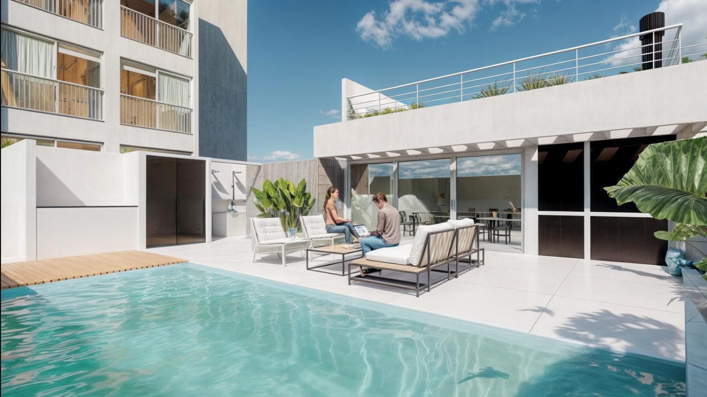 Three-room apartment with an en suite bathroom in Almagro