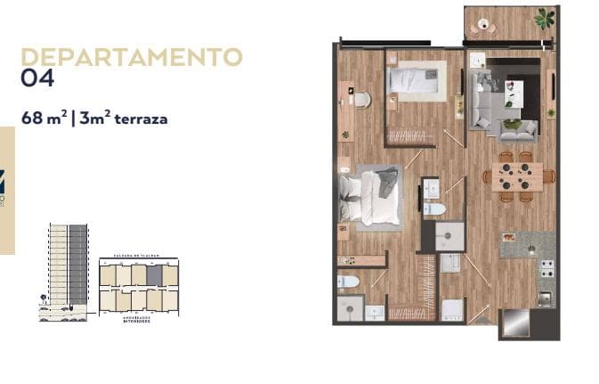 Departamento en venta en calzada de tlalpan, amenidades y seguridad