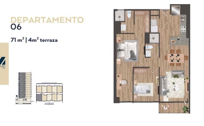 Apartment for sale on Calzada de Tlalpan