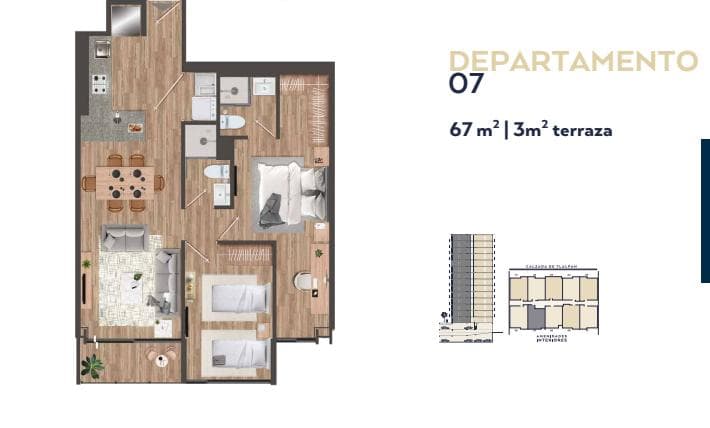 Departamento en venta en calzada de tlalpan, amenidades y seguridad