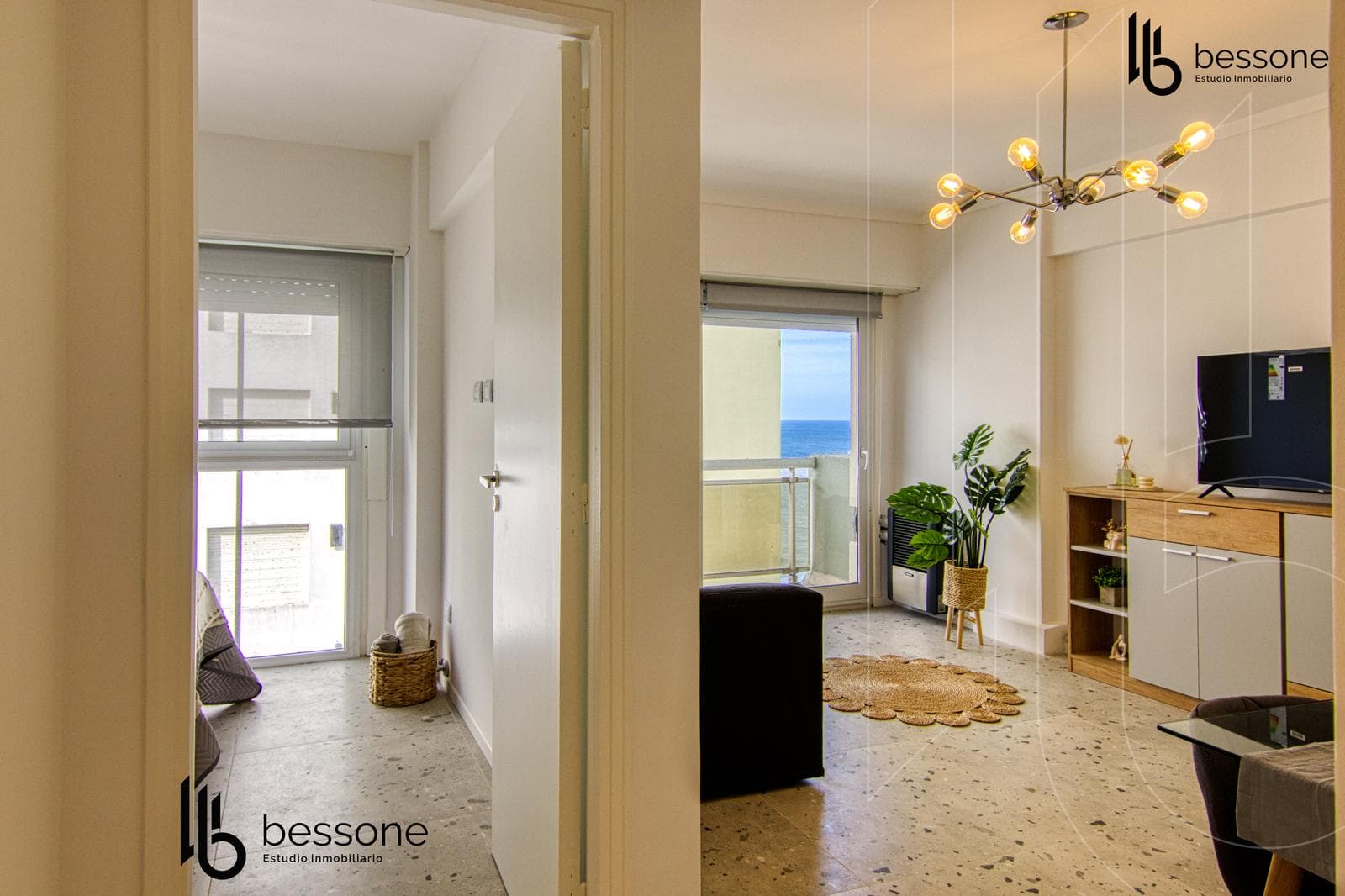 Stunning 2-room apartment with an ocean view